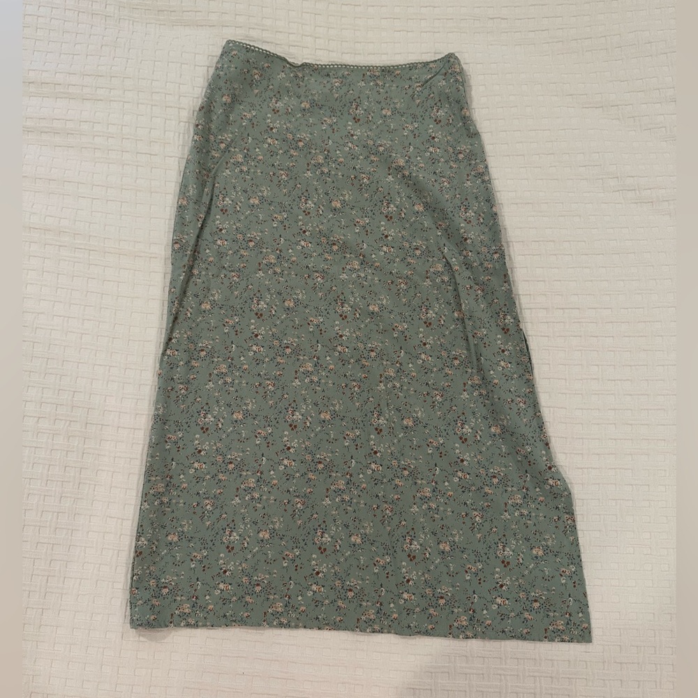 Floral Midi Skirt